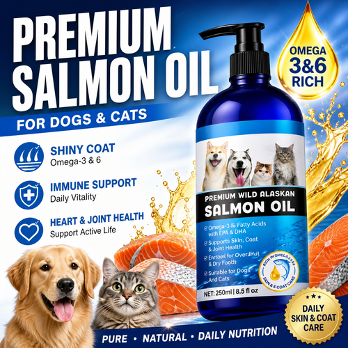 Pet Salmon Oil | Omega3 Skin & Coat Support