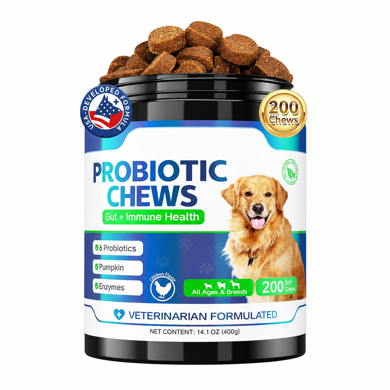 Probiotic Chews for Dogs | Gut & Immune Daily Support