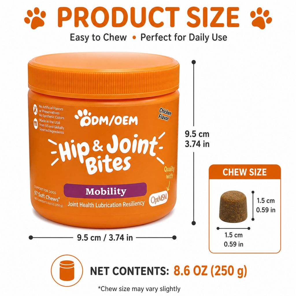 Dog Hip & Joint Support Bites | Improve Mobility Joint Health