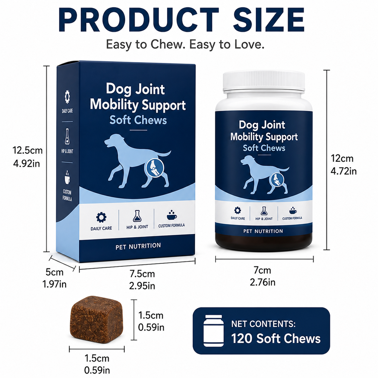 Dog Joint Mobility Support Soft Chews | Daily Hip & Joint Care Supplement