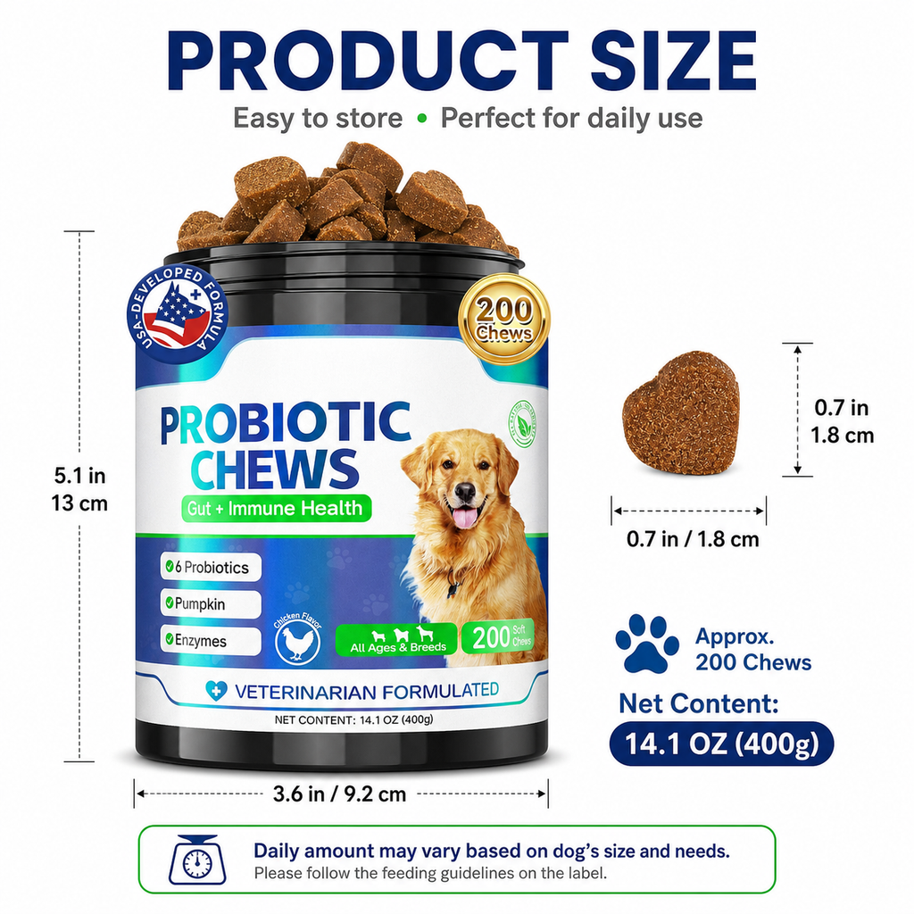 Probiotic Chews for Dogs | Gut & Immune Daily Support